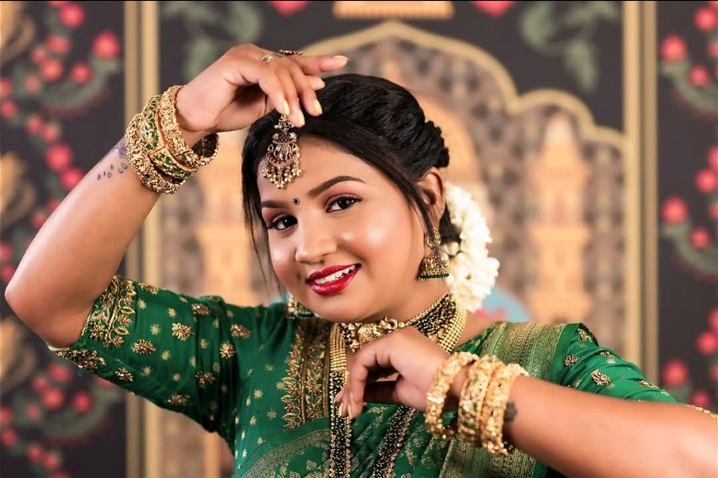 HD bridal makeup artist in Coimbatore